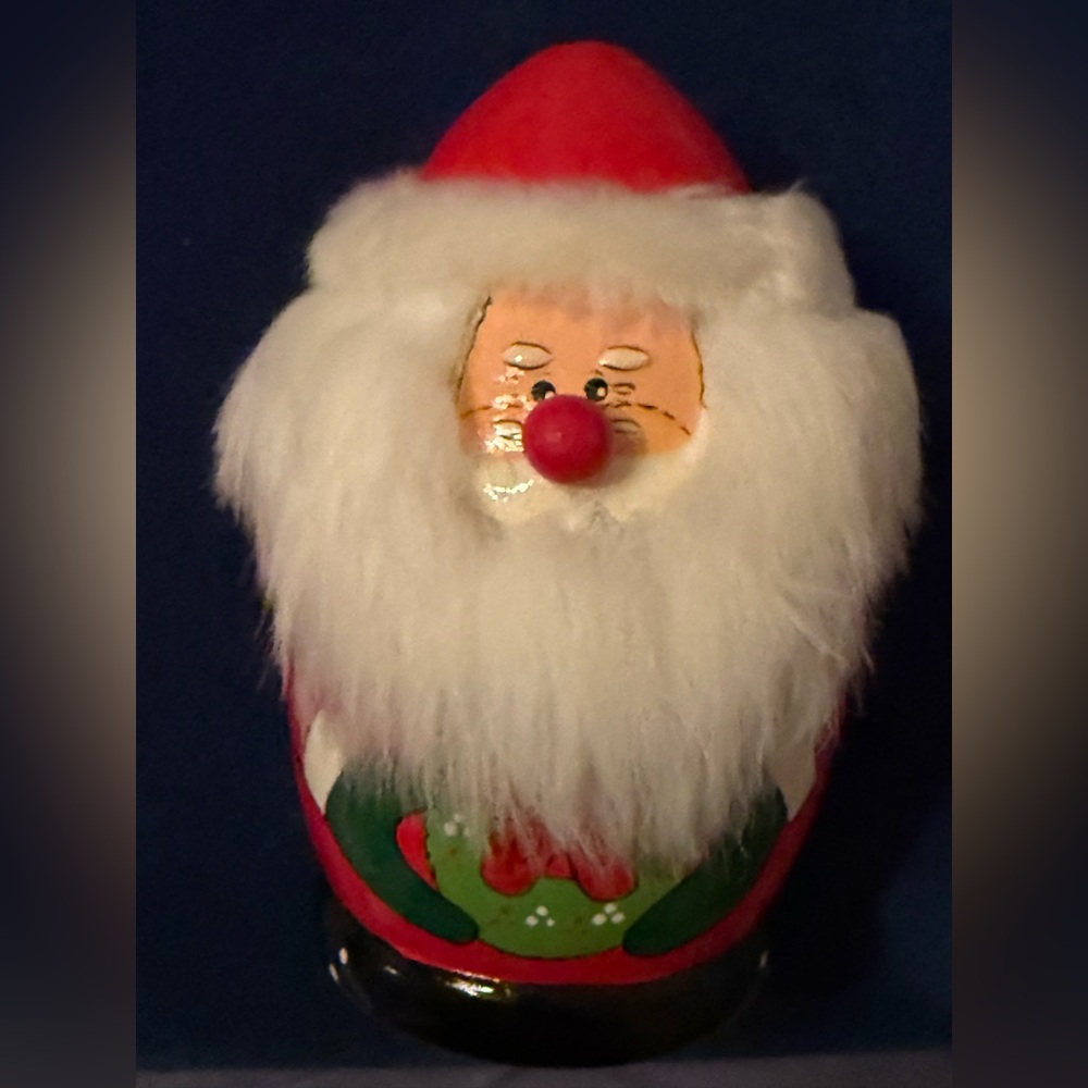 Festive Wooden Nesting Dolls Set